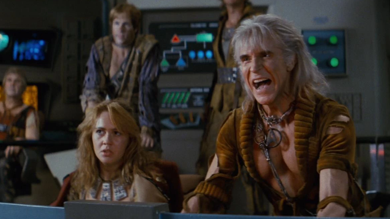 Ricardo Montalban giving it all he’s got in Wrath of Khan.